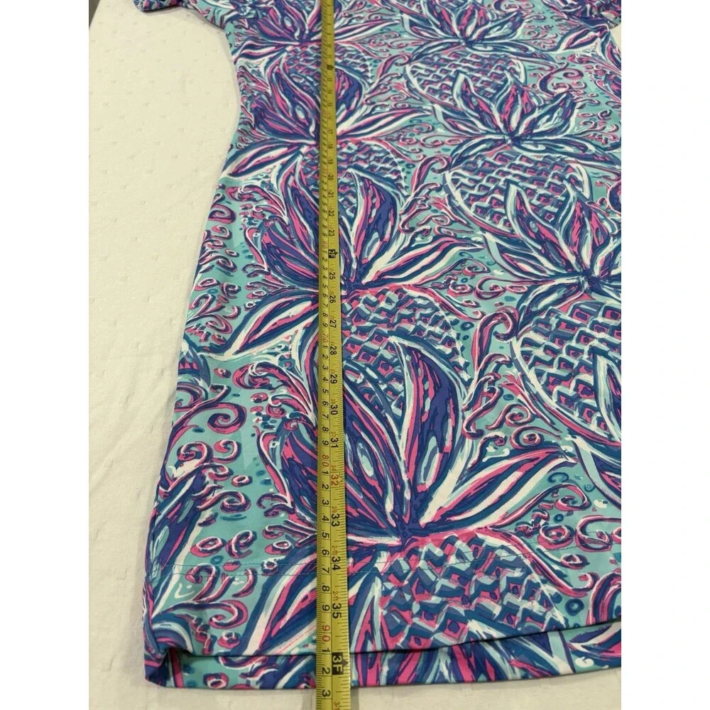 Anthony's Resort Wear Womens Dress Medium Abstract Coral Coastal Print